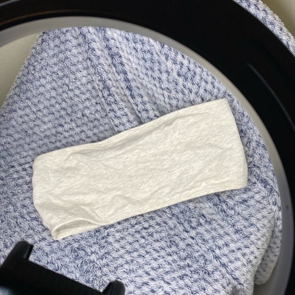 Heather grey, forest green and black halter top - Picture 6 of 7